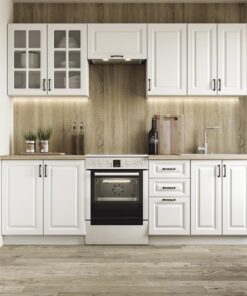 Kitchen furniture set ELIZABETH 240 white matte MDF