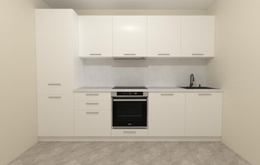 LANA 300 white gloss MDF