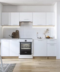 Kitchen furniture set DARIA 240 white matte
