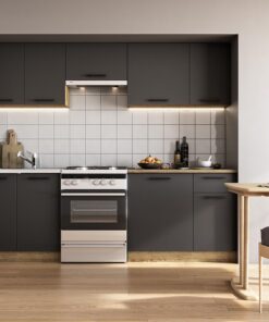 Kitchen furniture set DARIA 240 oak/ anthracite