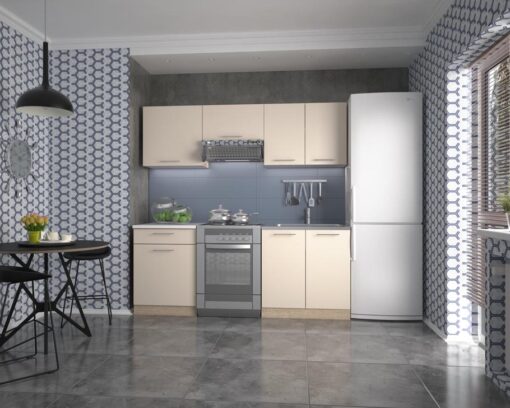 Kitchen furniture set MARIJA 200 sonoma oak / vanilla matt