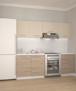 Kitchen furniture set KATIA 220 light beige / san marino oak