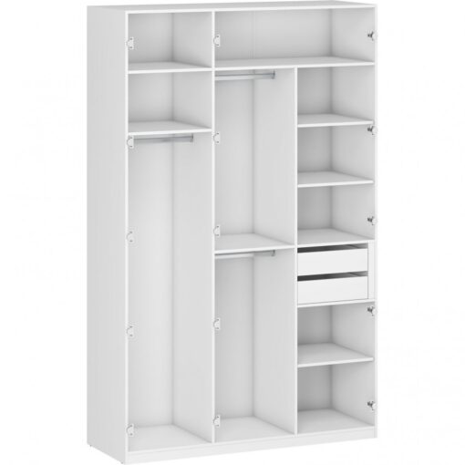 Riidekapp Flex K7 valge 150 cm