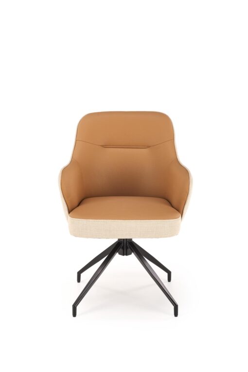 K527 brown metal chair with rotation function - Image 11