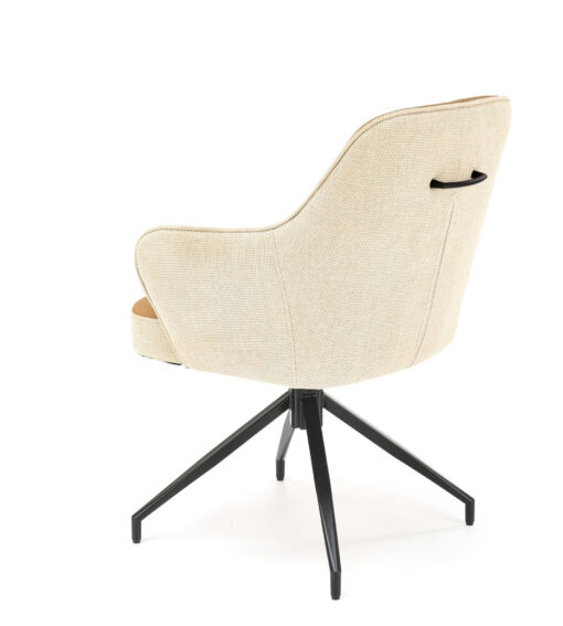K527 brown metal chair with rotation function - Image 2