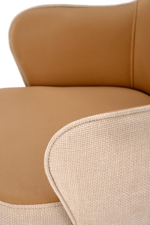 K527 brown metal chair with rotation function - Image 7