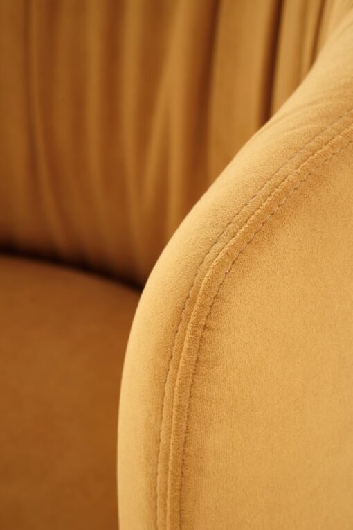 Mustard colored metal chair K531 — изображение 10