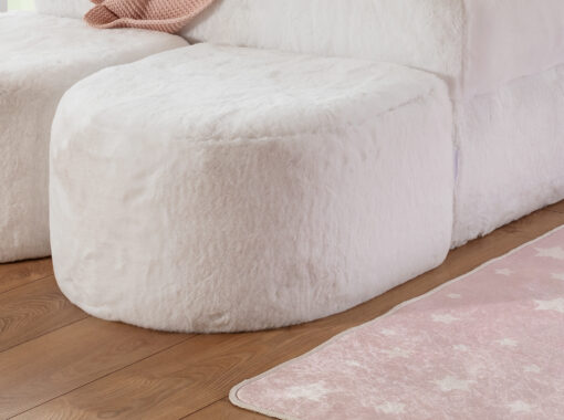 Exclusive Bunny-Shaped Bed with night table and with pouf, 100x200 - Image 3