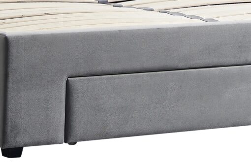 BECKY 160 bed, light grey - Image 6