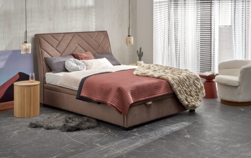 CONTINENTAL 1 160 bed, beige