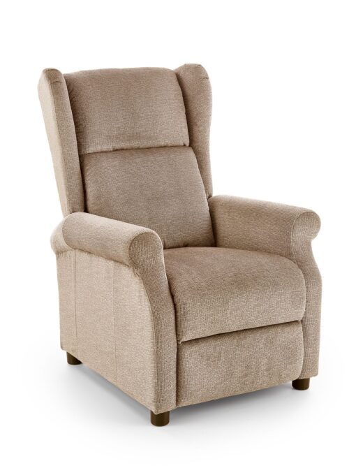 AGUSTIN M beige recliner with massage function - Image 2
