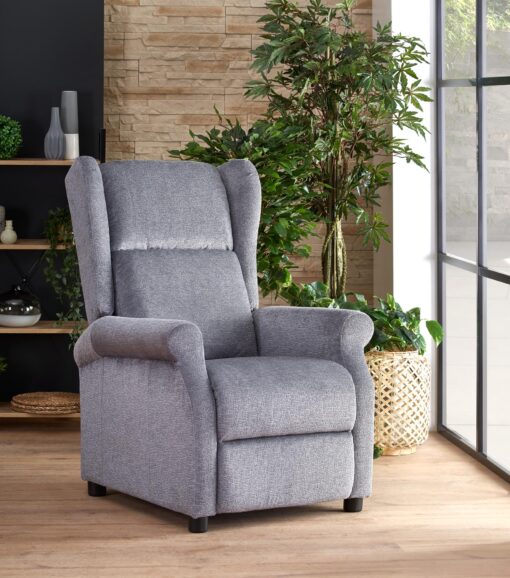 AGUSTIN M grey recliner with massage function — изображение 7