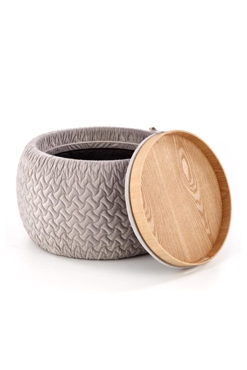 BONO pouf light grey - Image 4