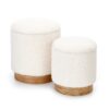 CANCUN creamy pouf