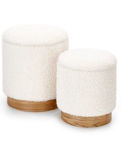 CANCUN creamy pouf