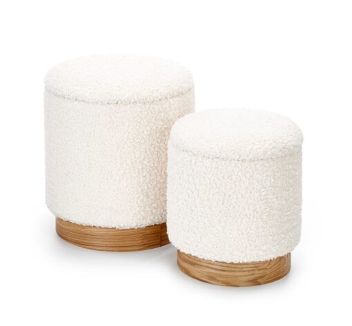 CANCUN creamy pouf