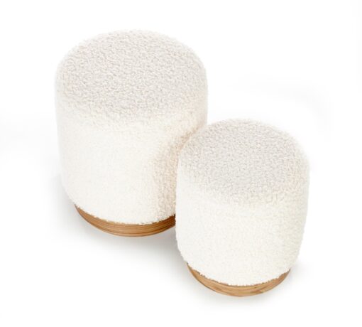 CANCUN creamy pouf - Image 2