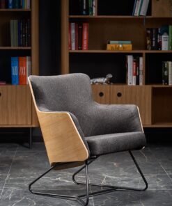 CHILLOUT dark grey/oak