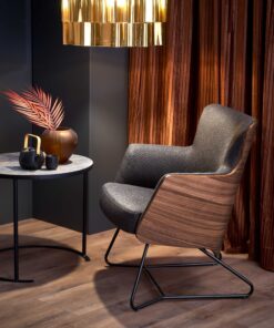 CHILLOUT dark grey/wallnut