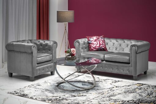 ERIKSEN armchair grey/black