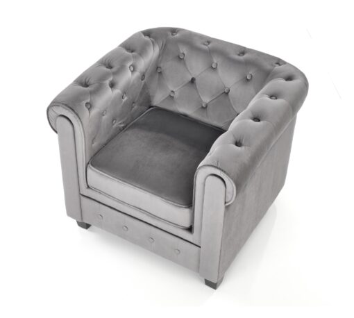 ERIKSEN armchair grey/black - Image 3