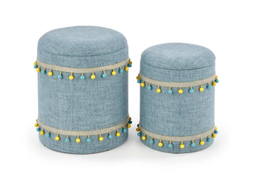 GRADO pouf light blue