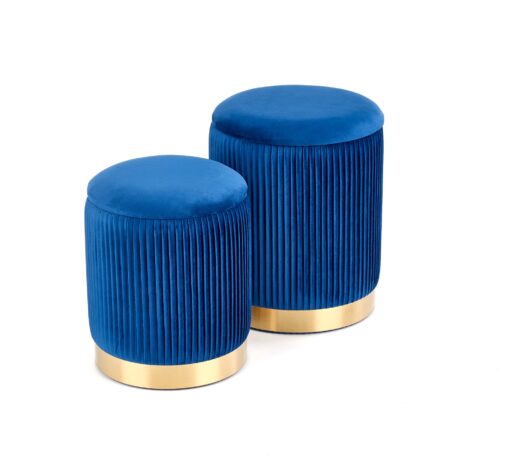 MONTY pouf dark blue
