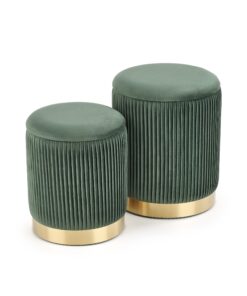 MONTY pouf dark green