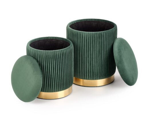 MONTY pouf dark green — изображение 3