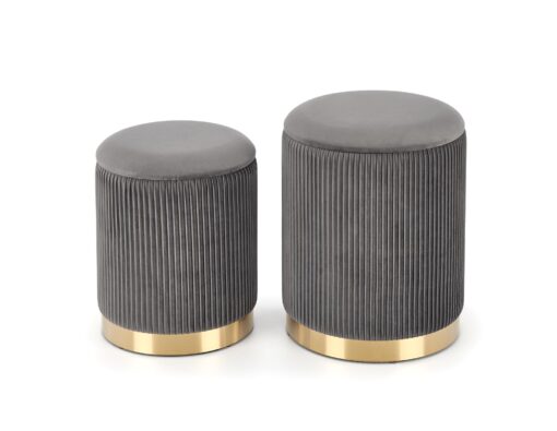 MONTY pouf grey — изображение 9