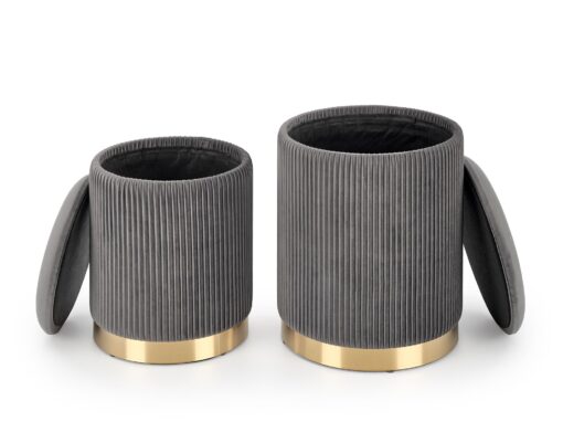 MONTY pouf grey — изображение 4