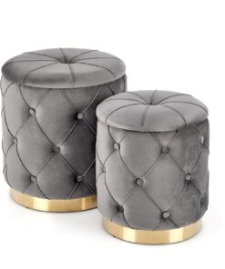POLLY pouf grey