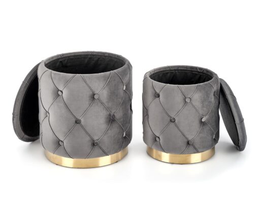 POLLY pouf grey - Image 6