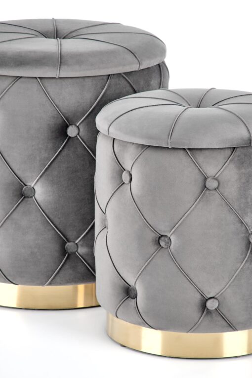 POLLY pouf grey - Image 3