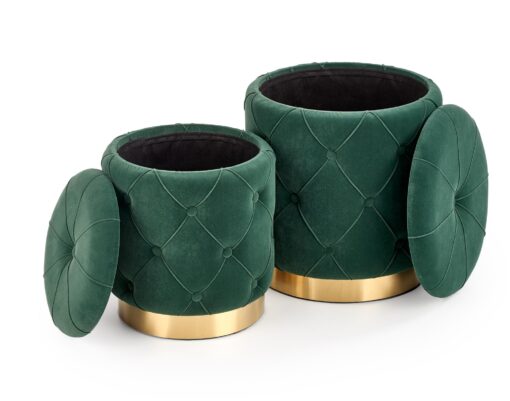 POLLY pouf dark green - Image 3