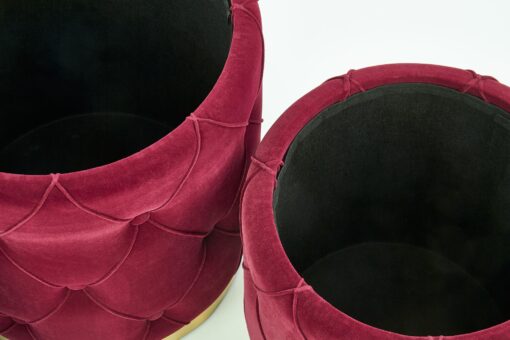 POLLY pouf dark red - Image 7