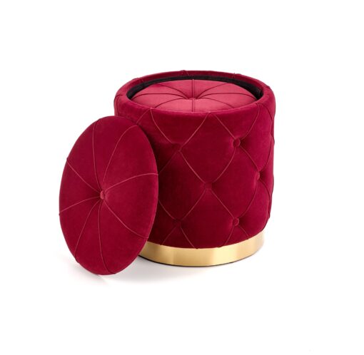 POLLY pouf dark red - Image 4