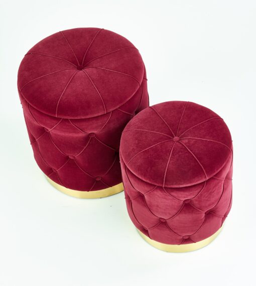 POLLY pouf dark red - Image 2