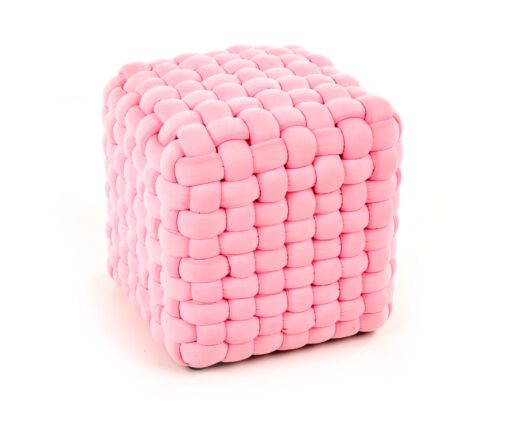 RUBIK light pink pouf - Image 6