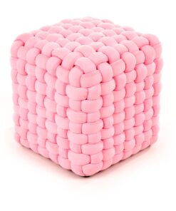 RUBIK light pink pouf
