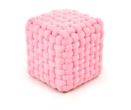 RUBIK light pink pouf