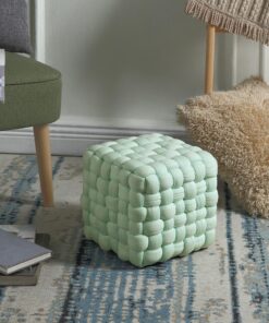 RUBIK light green pouf