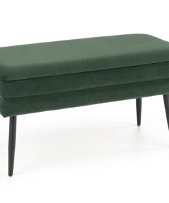 VELVA dark green/black bench container