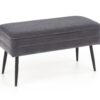 VELVA grey/black bench container