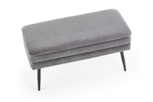 VELVA grey/black bench container - Image 2