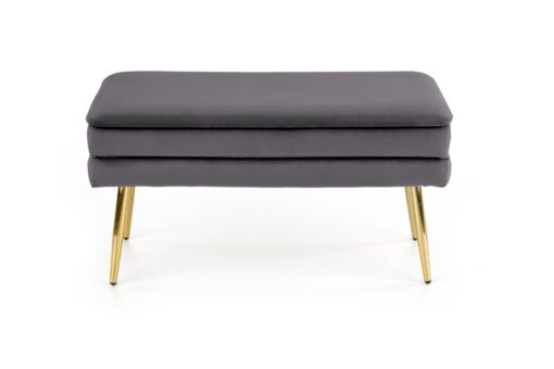 VELVA grey/gold bench container - Image 7