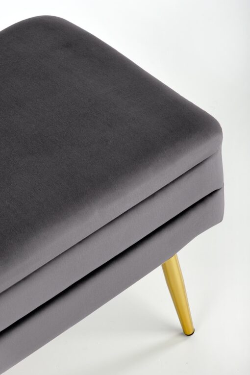 VELVA grey/gold bench container - Image 4