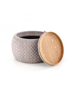 BONO pouf light grey