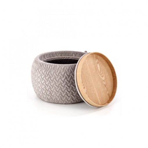 BONO pouf light grey