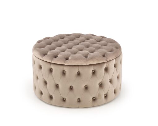 NUNEZ beige pouf